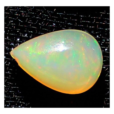 1.5 Carat 100% Natural White Opal Gemstone Ethiopia Ref: Product No 121