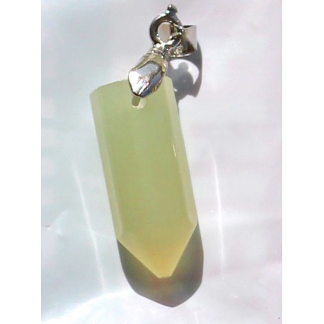 Onyx Pendant 24 CT Green Gemstone Afghanistan 0033