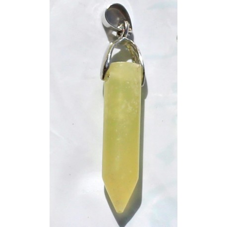 Onyx Pendant 17 CT Green Gemstone Afghanistan 0036