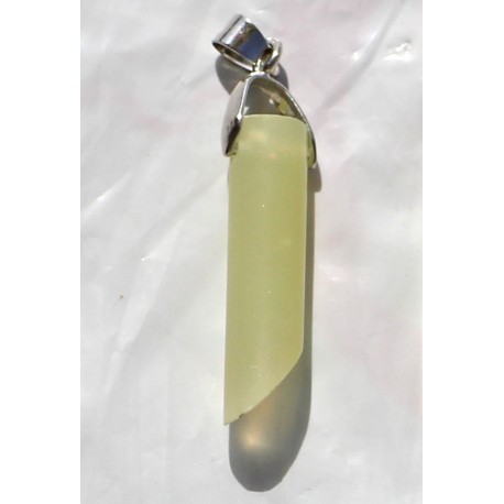 Onyx Pendant 18 CT Green Gemstone Afghanistan 0039