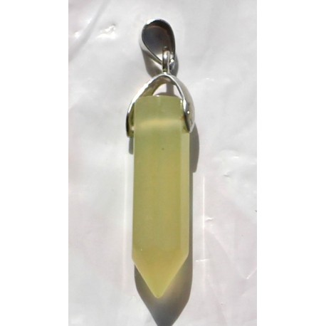 Onyx Pendant 20 CT Green Gemstone Afghanistan 0040