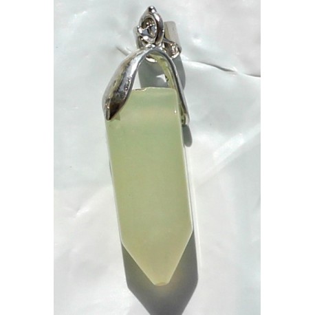 Onyx Pendant 18 CT Green Gemstone Afghanistan 0048