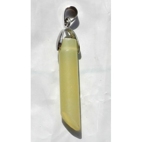 Onyx Pendant 18 CT Green Gemstone Afghanistan 0045