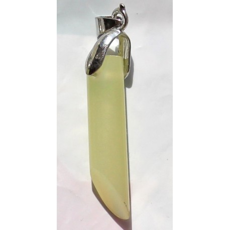 Onyx Pendant 16 CT Green Gemstone Afghanistan 071
