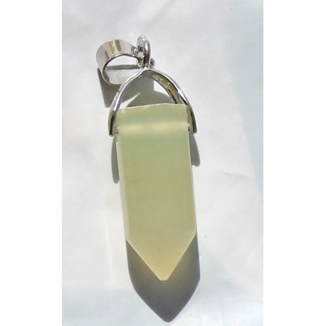 Onyx Pendant 19 CT Green Gemstone Afghanistan 073