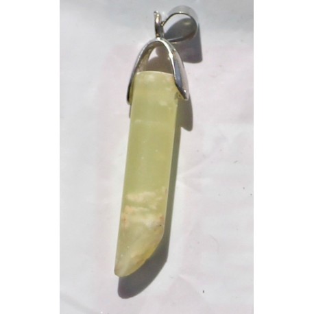 Onyx Pendant 15 CT Green Gemstone Afghanistan 075
