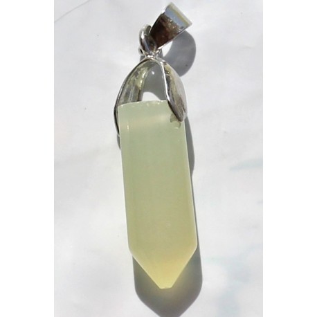 Onyx Pendant 17 CT Green Gemstone Afghanistan 088