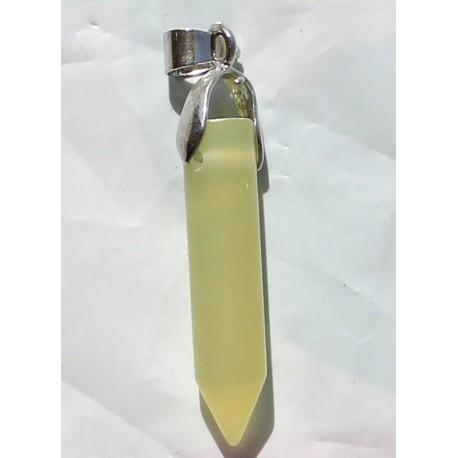 Onyx Pendant 14 CT Green Gemstone Afghanistan 0100